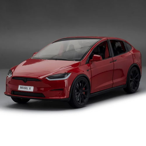 Tesla Model X Масштабная модель 1:24 Красный