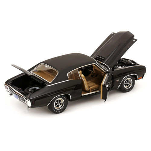 Chevrolet Chevelle SS 454 1970 Модель 1:18 Черный матовый