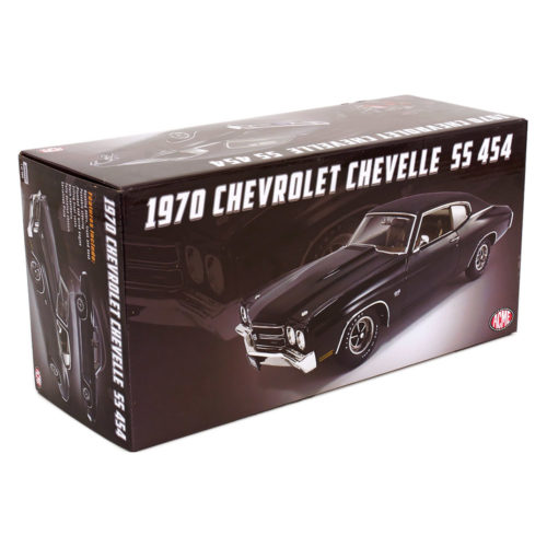 Chevrolet Chevelle SS 454 1970 Модель 1:18 Черный матовый