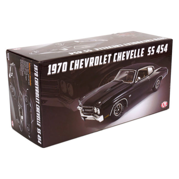 Chevrolet Chevelle SS 454 1970 Модель 1:18 Черный матовый