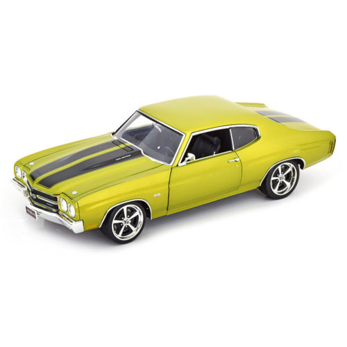 Chevrolet Chevelle SS Restomod 1970 Модель 1:18 Зеленый