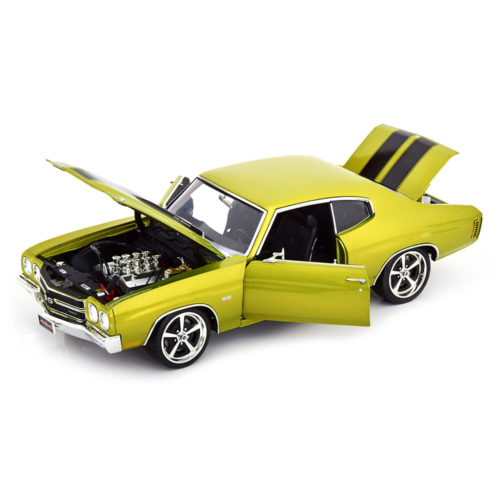 Chevrolet Chevelle SS Restomod 1970 Модель 1:18 Зеленый