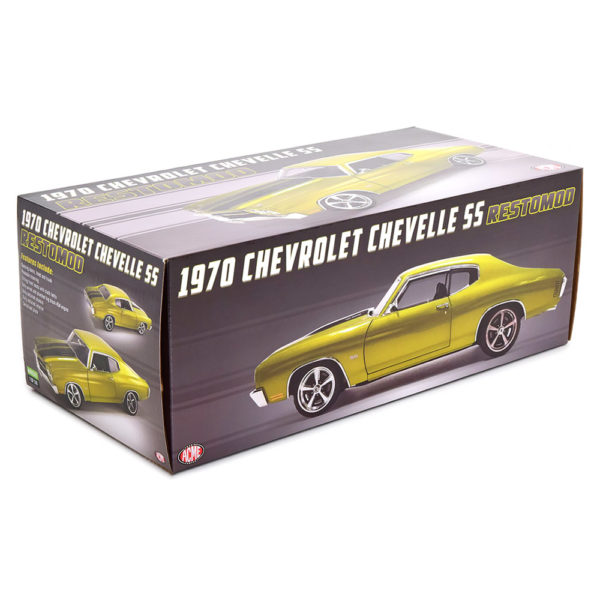 Chevrolet Chevelle SS Restomod 1970 Модель 1:18 Зеленый