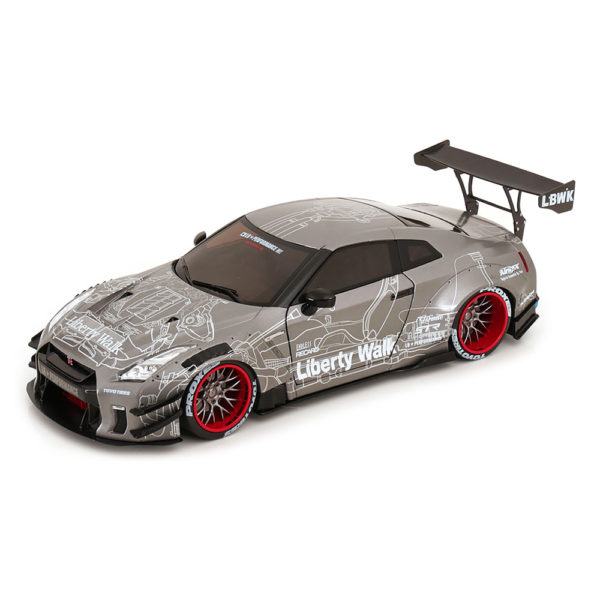 Nissan GT-R R35 with LBWK Body Kit Type 2.0 Модель 1:18