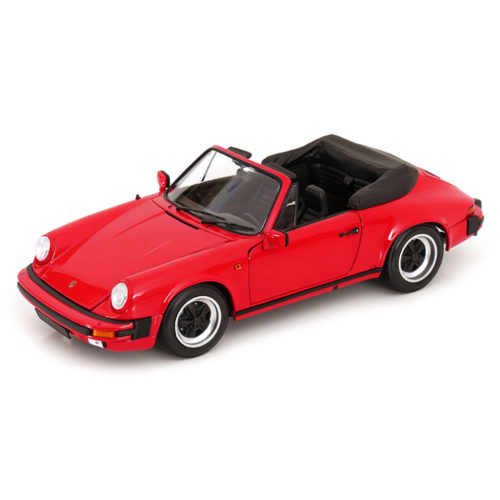 Porsche 911 Carrera 3.2 Cabriolet 1983 Модель 1:18 Красный