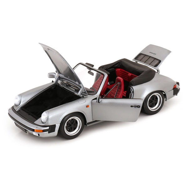 Porsche 911 Carrera 3.2 Cabriolet 1983 Модель 1:18 Серый