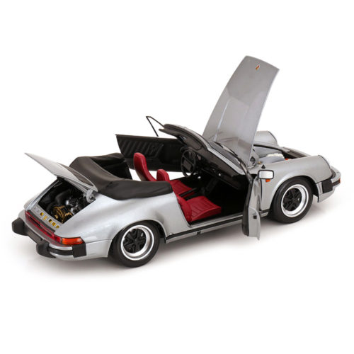 Porsche 911 Carrera 3.2 Cabriolet 1983 Модель 1:18 Серый