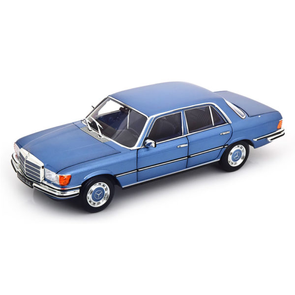 Mercedes-Benz 350 SE W116 1973 Модель 1:18 Голубой