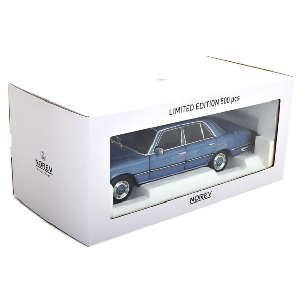 Mercedes-Benz 350 SE W116 1973 Модель 1:18 Голубой