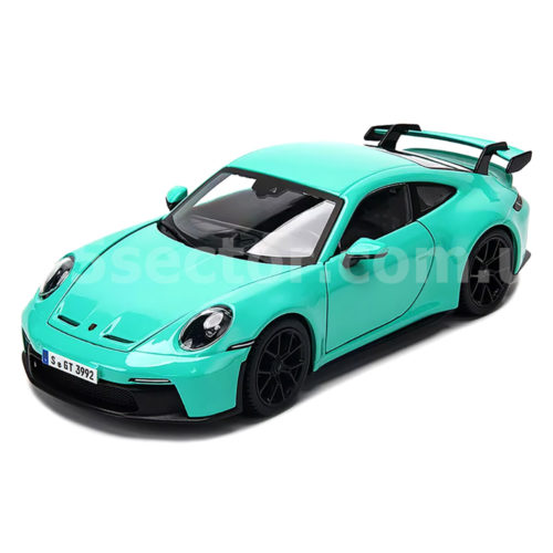 Porsche 911 (992) GT3 2021 Модель 1:24 Бирюзовый