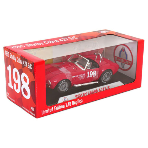 Shelby Cobra 427 S/C No.198 1965 Модель 1:18 Красный